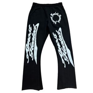 Lil Durk OTF Almost Healed Flared Sweatpants Size L Large Streetwear Merch Black